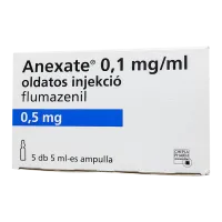 Фото Анексат (Флумазенил) 0,1мг/мл 5мл (0,5мг/5мл) амп. №5