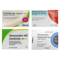 Фото Атомоксетин 60 мг Европа :: Аналог Когниттера :: Aurobindo/ Amarox / Glenmark / Teva капсулы №28