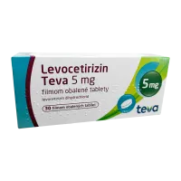 Фото Левоцетиризин Тева (прошлое название Алерон) табл. 5мг N30