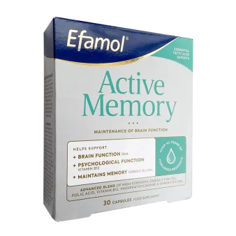 Эфамол Брейн Мемори Актив / Efamol Brain Active Memory капс. №30