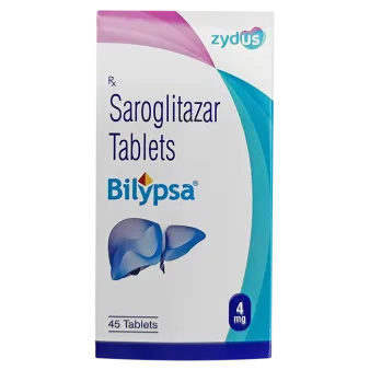 Сароглитазар Bilypsa :: Lipaglyn, Липаглин аналог :: таблетки 4мг №45